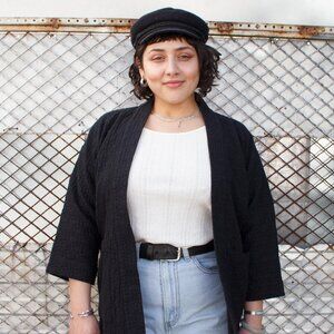 Curator SF Jules Cardigan Black L